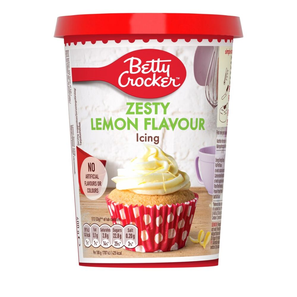 Γλάσσο Έτοιμο Betty Crocker Zesty Lemon Flavour Icing 400g