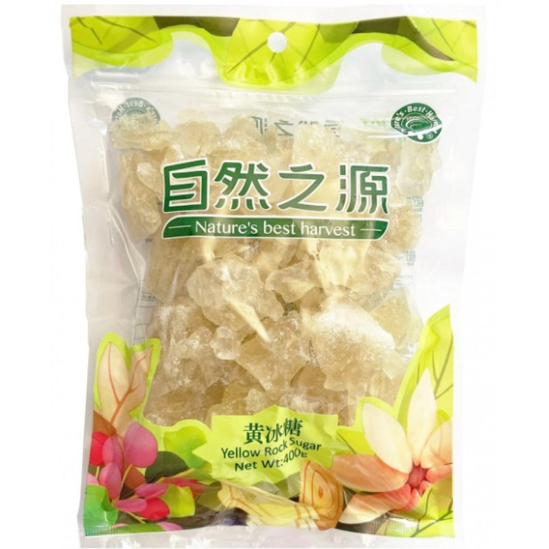 Κίτρινη Ζάχαρη σε Κρυστάλλους Nature's Best Harvest Yellow Rock Sugar 400gr