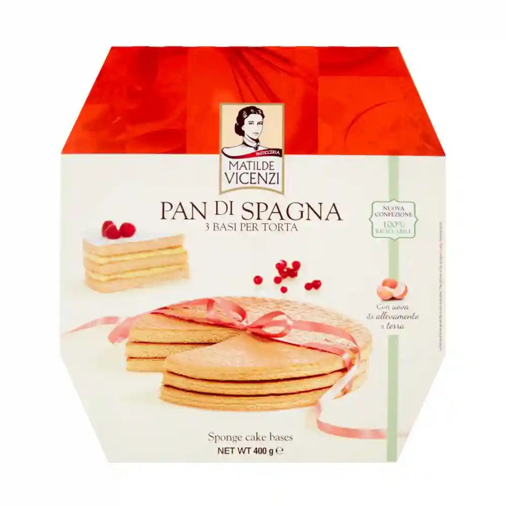 Matilde Vicenzi Pan Di Spagna 3 Basi Per Torta Pasticceria 400g