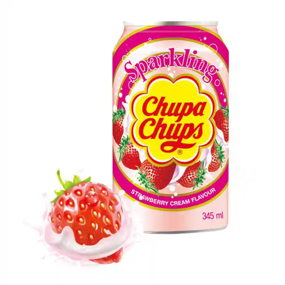 Chupa Chups Strawberry And Cream 345ml