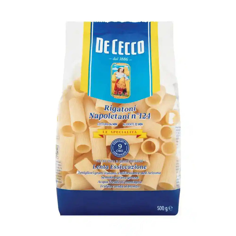 De Cecco Le Specialita No 124 Rigatoni Napoletani 500g-A