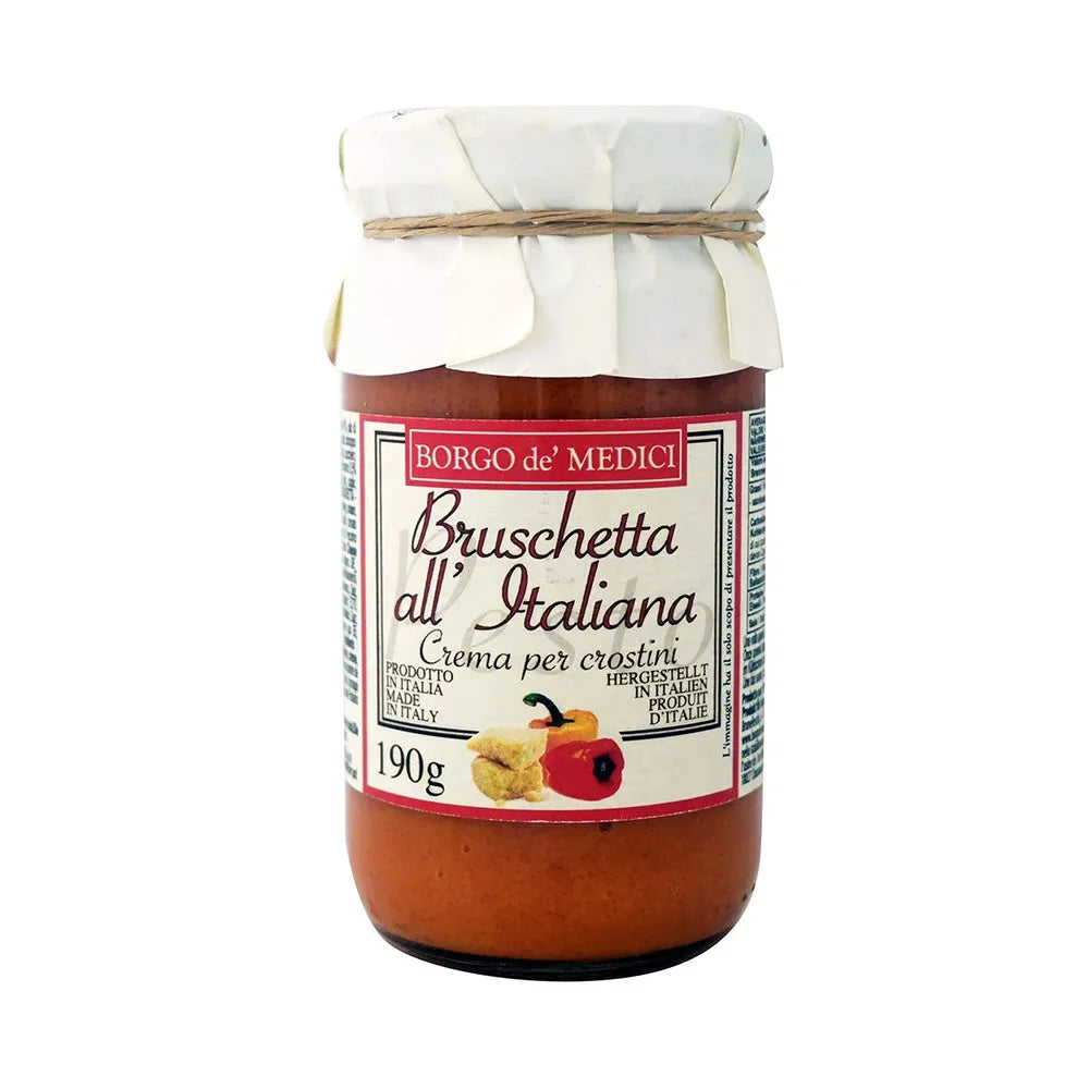 Σάλτσα Έτοιμη Borgo De Medici Bruschetta all Italiana Crema Per Crostini 190g
