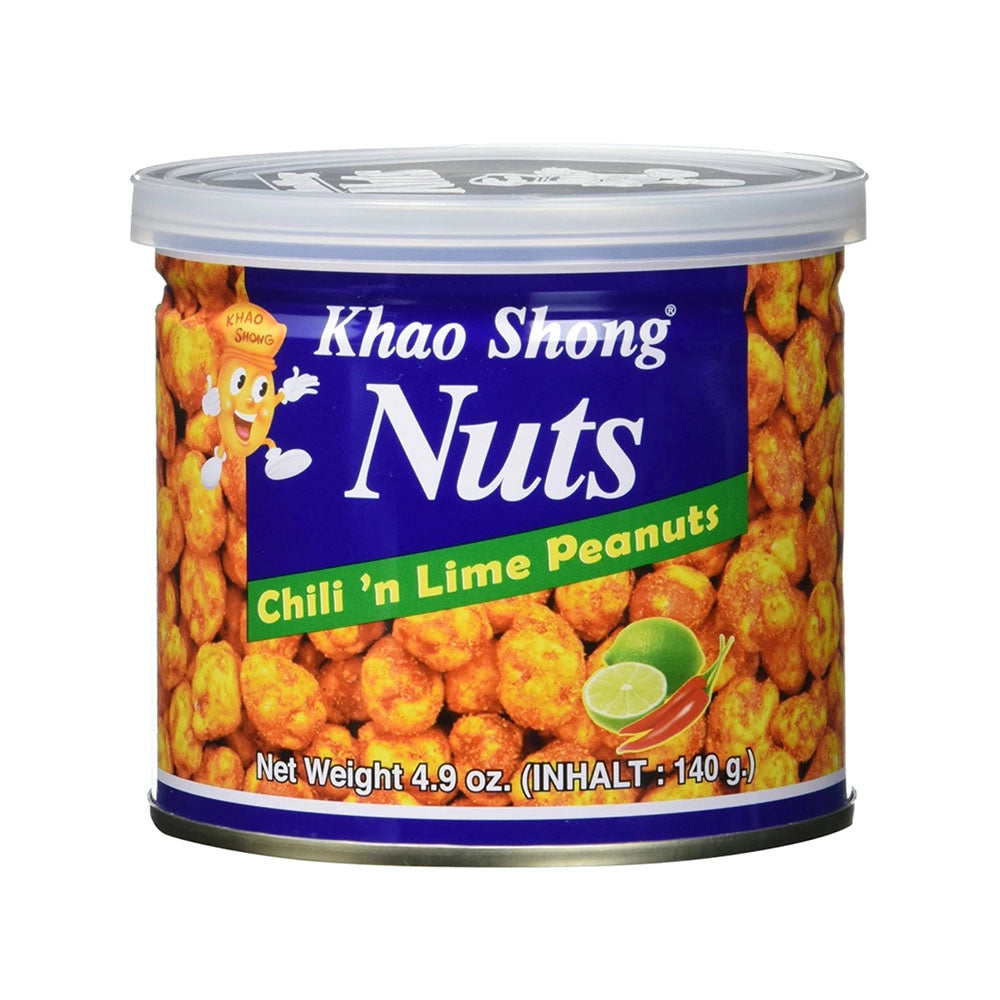 Φιστίκια με Επικάλυψη Τσίλι και Λάιμ Khao Shong Peanuts with Chili and Lime 140g