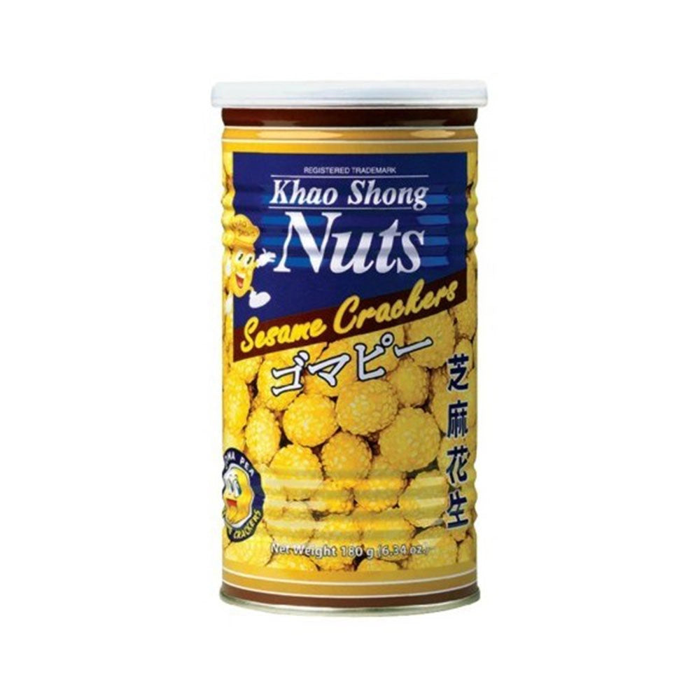 Κράκερ με Σησάμι και Φυστίκι Khao Shong Sesame Peanut Crackers 180g