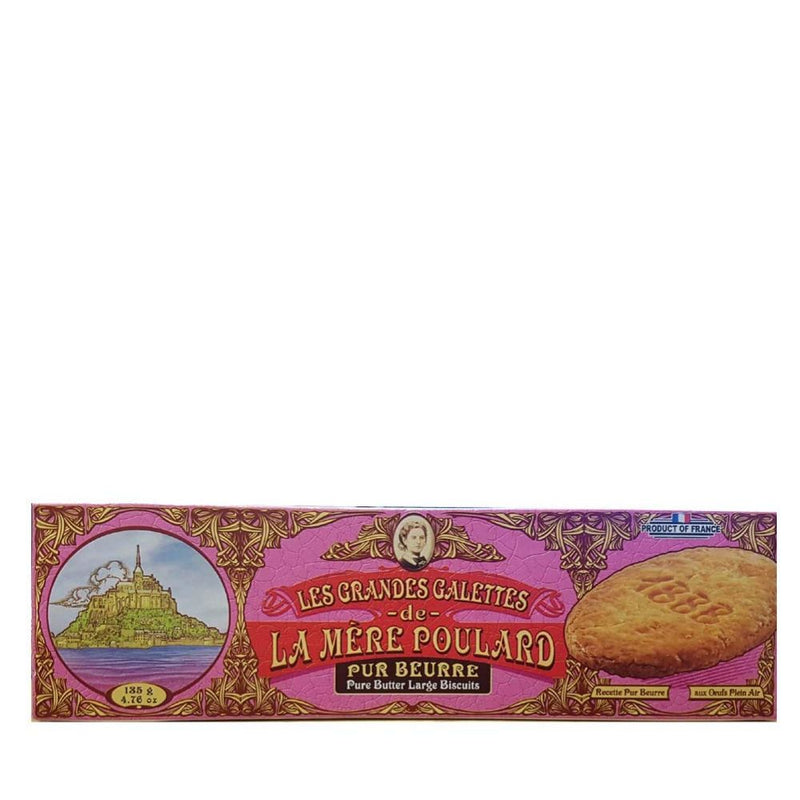 Μπισκότα Βουτύρου Μεγάλα La Mere Poulard Les Grandes Galettes Pur Beurre 135g