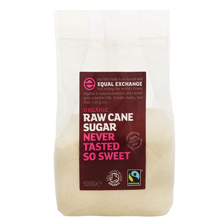 Equal Exchange Organic Raw Cane Sugar Unrefined 500g-A