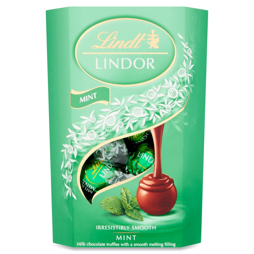 Σοκολατάκια Γάλακτος με Μέντα Lindt Lindor Milk Mint Truffles 200g