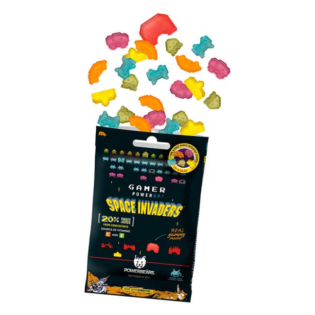 Ζελεδάκια Space Invaders Powerbears Limited Edition Gamer Gummies