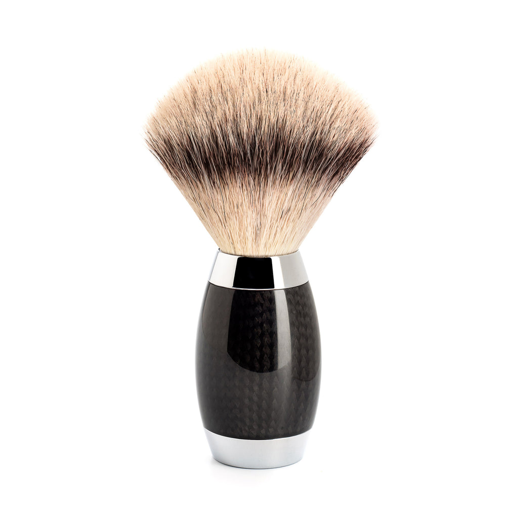 Πινέλο Ξυρίσματος Muhle Edition Με Συνθετική Ίνα Silvertip Fibre Badger Carbon Brush 38mmx125mm