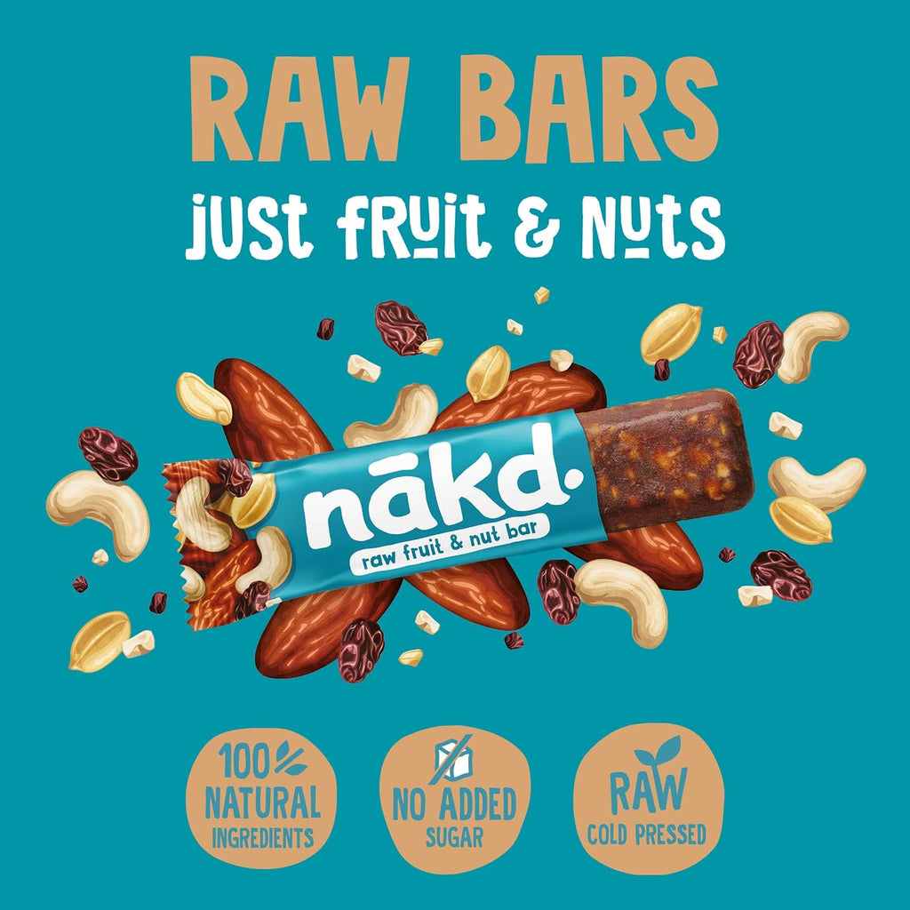 Μπάρα Nakd Raw Fruit and Nut Salted Caramel Bar Gluten Free Lactose Free 35g