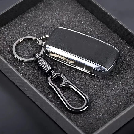 Μπρελόκ Spring Buckle Keychain Gunmetal 3pcs