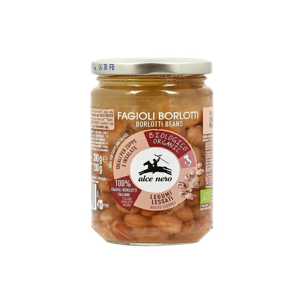 Φασόλια Alce Nero Fagioli Borlotti Organic Beans 300g