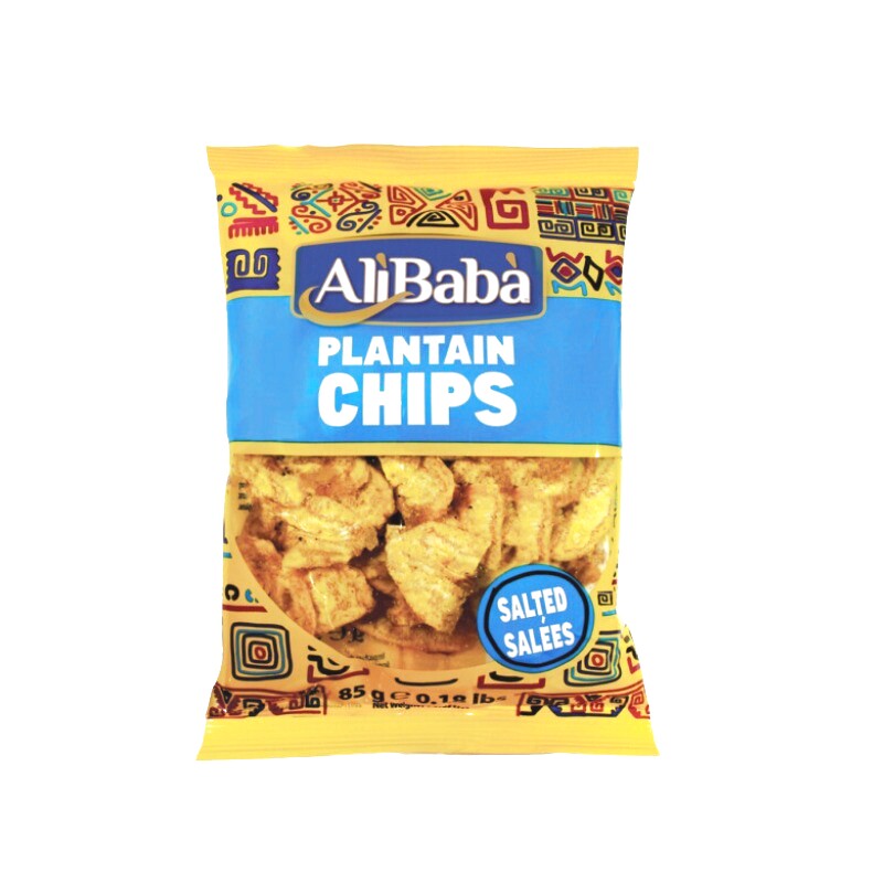 Τσιπς Μπανάνας Alibaba Plantain Chips Salted 85g