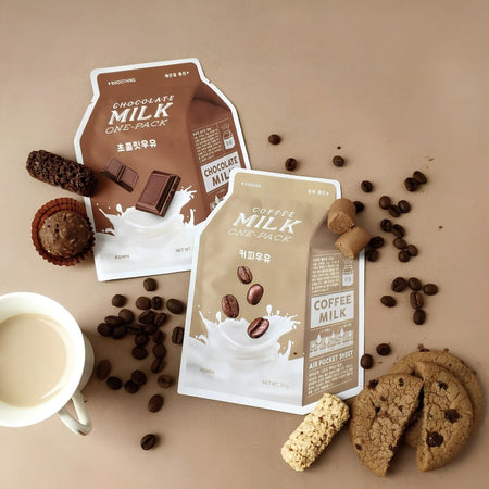  Μάσκα Σύσφιξης και Λάμψης Apieu Coffee Milk Firming Face Mask