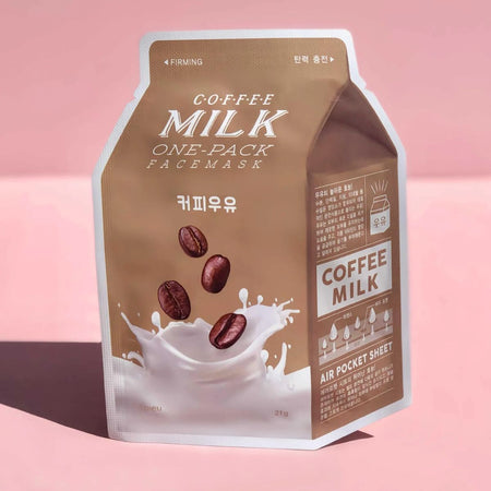  Μάσκα Σύσφιξης και Λάμψης Apieu Coffee Milk Firming Face Mask
