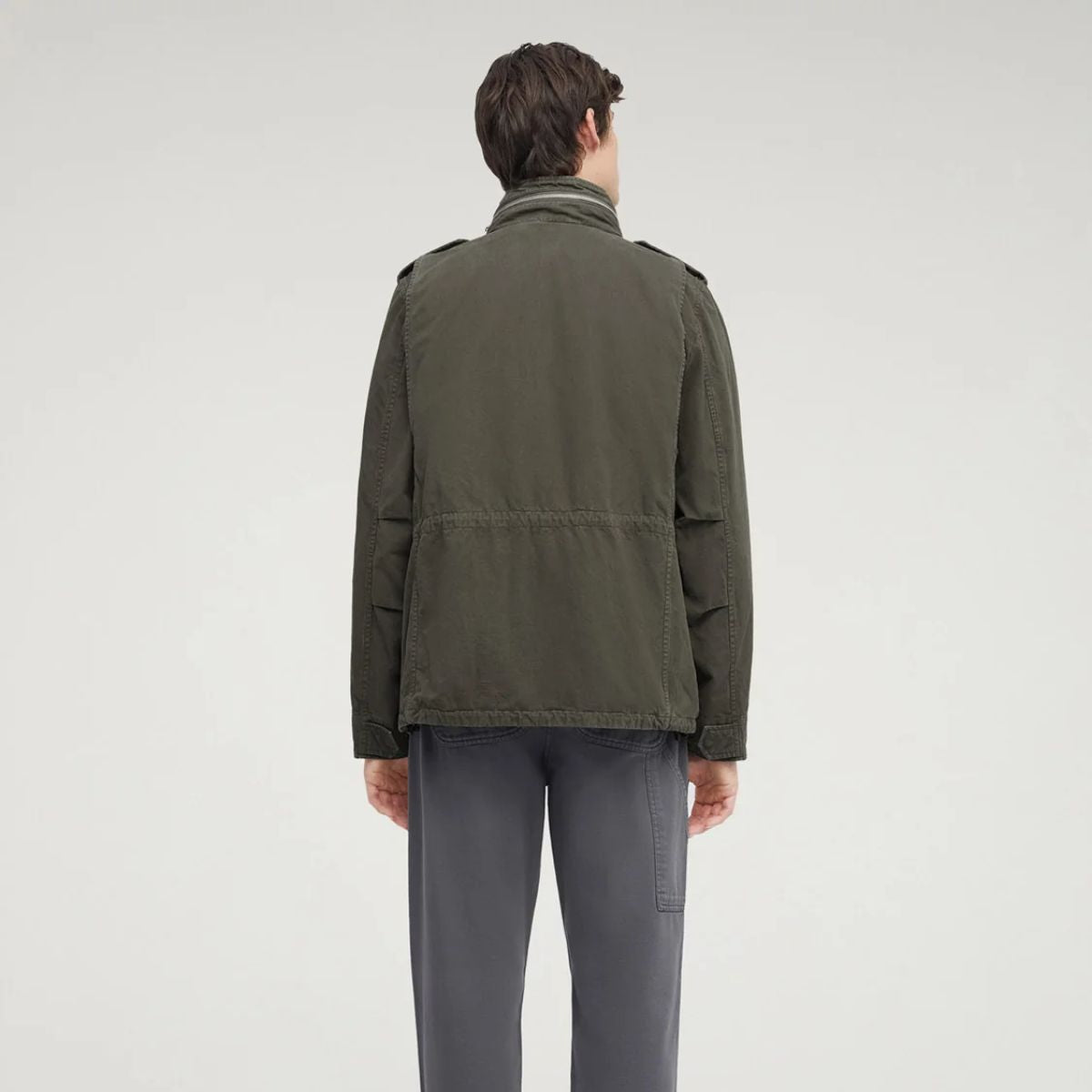 Aspesi Cotton Mini Field Jacket Military