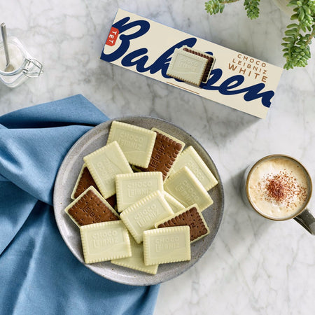 Μπισκότα με Λευκή Σοκολάτα Bahlsen Choco Leibniz White