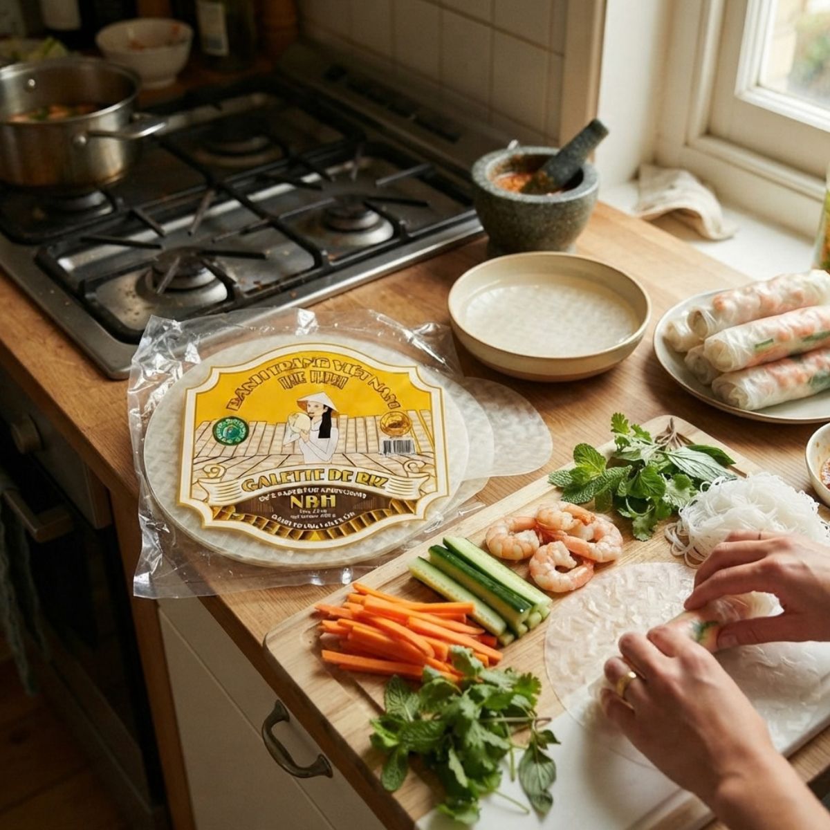 Φύλλα Ρυζιού Bahn Trang NBH Rice Paper