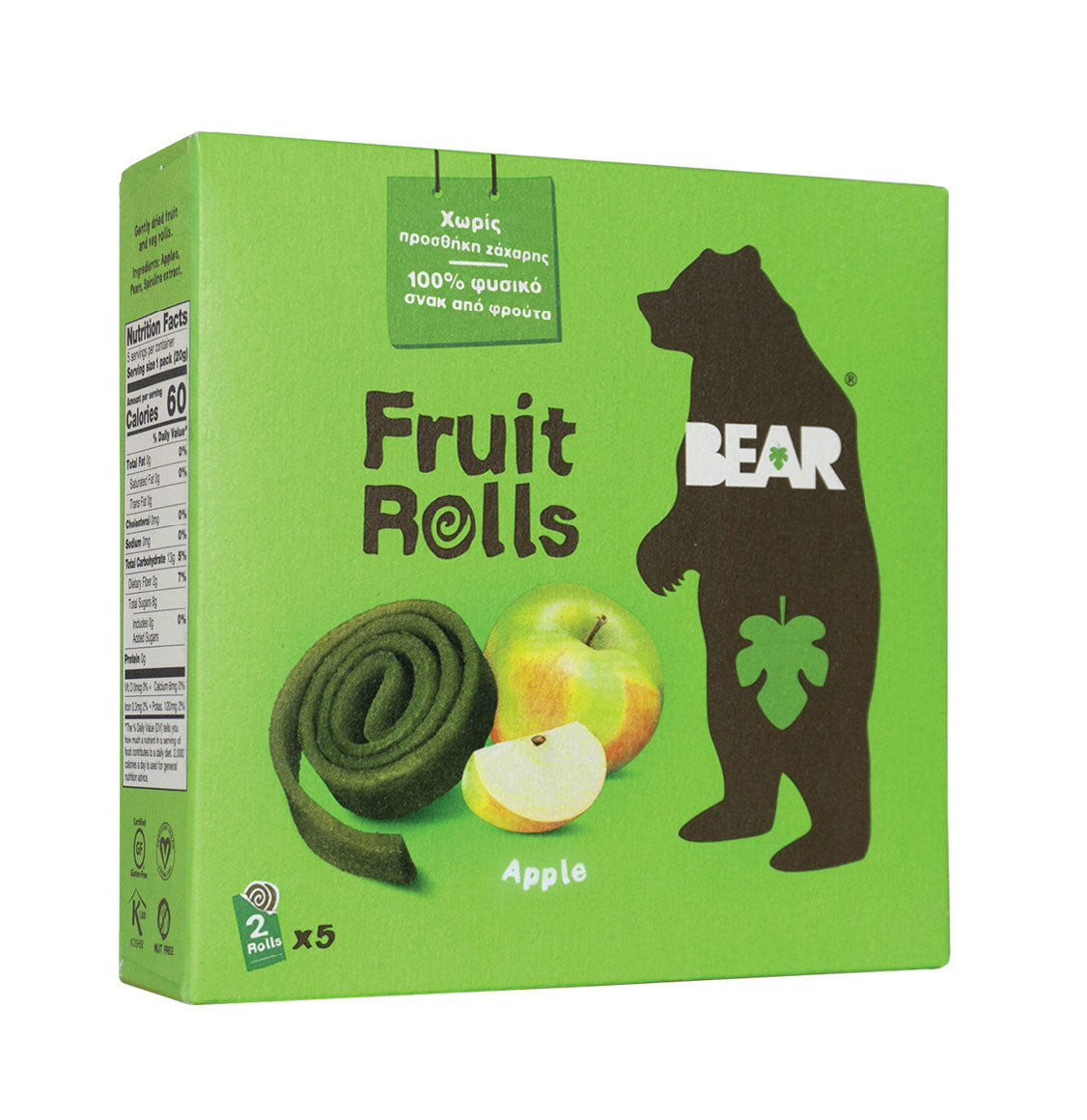Παιδικό Σνακ Φρούτου Bear Yo Yo Apple 5x20g