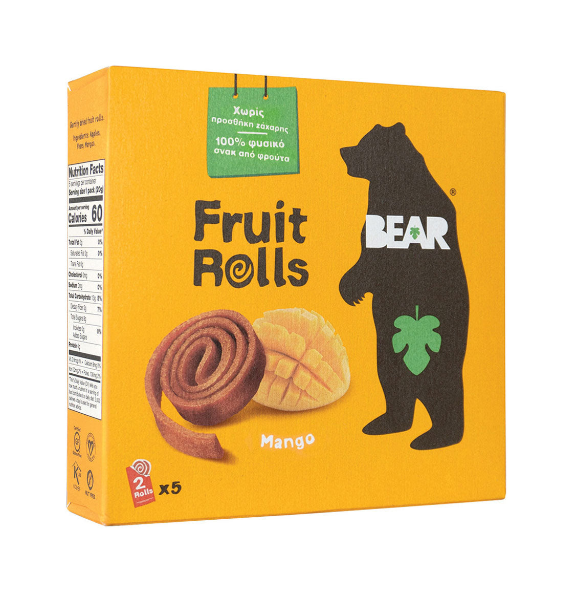 Παιδικό Σνακ Φρούτου Bear Yo Yo Mango 5x20g