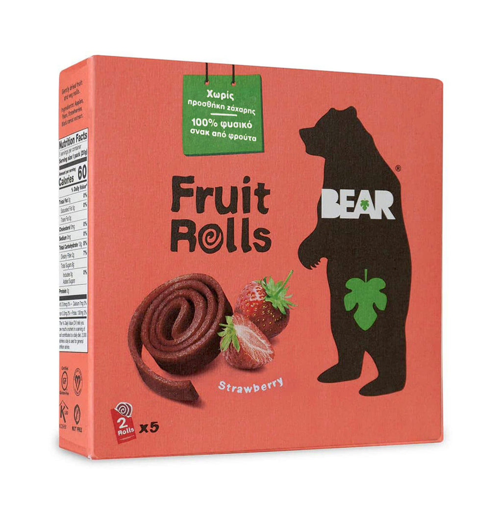 Παιδικό Σνακ Φρούτου Bear Yo Yo Strawberry 5x20g