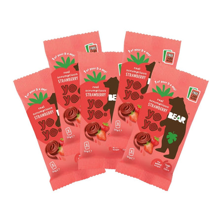 Παιδικό Σνακ Φρούτου Bear YoYo Strawberry 5x20g