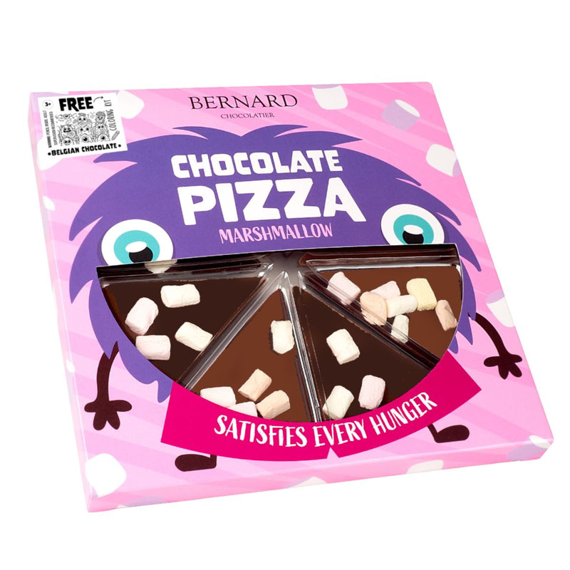 Πίτσα Σοκολάτα Bernard Chocolatier Marshmallow Milk Choco Pizza Family Size