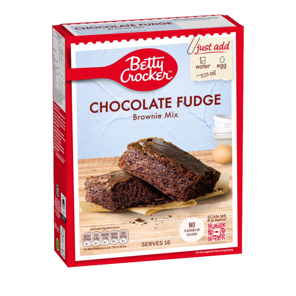 Μείγμα για Brownie Betty Crocker Chocolate Fudge Brownie Mix