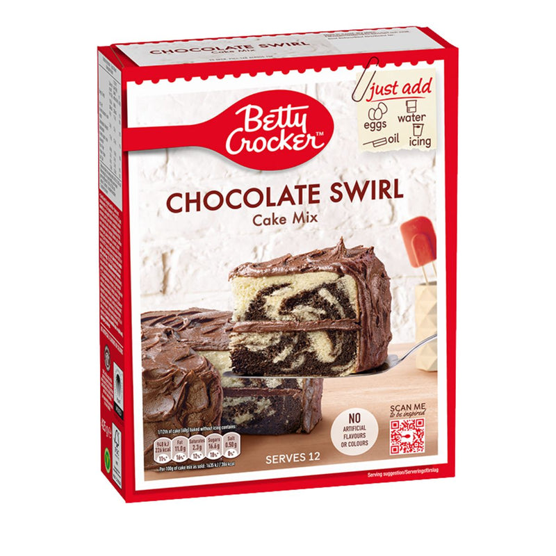 Μείγμα για Κέικ Betty Crocker Chocolate Swirl Cake Mix
