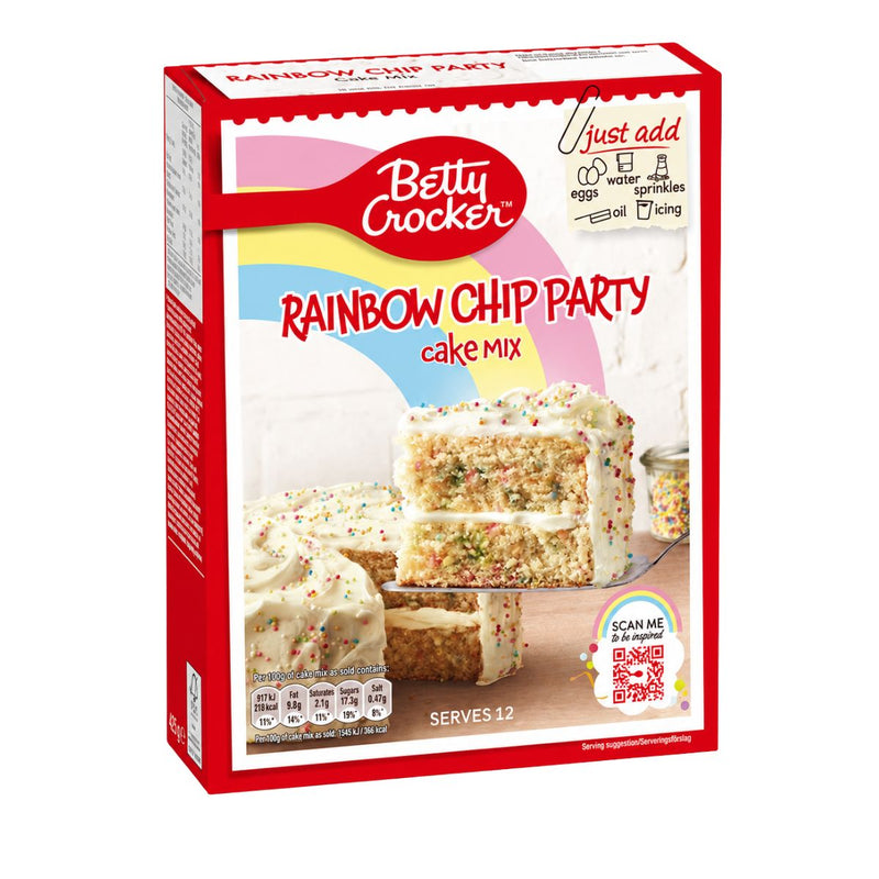 Μείγμα για Κέικ Betty Crocker Rainbow Chip Party Cake Mix