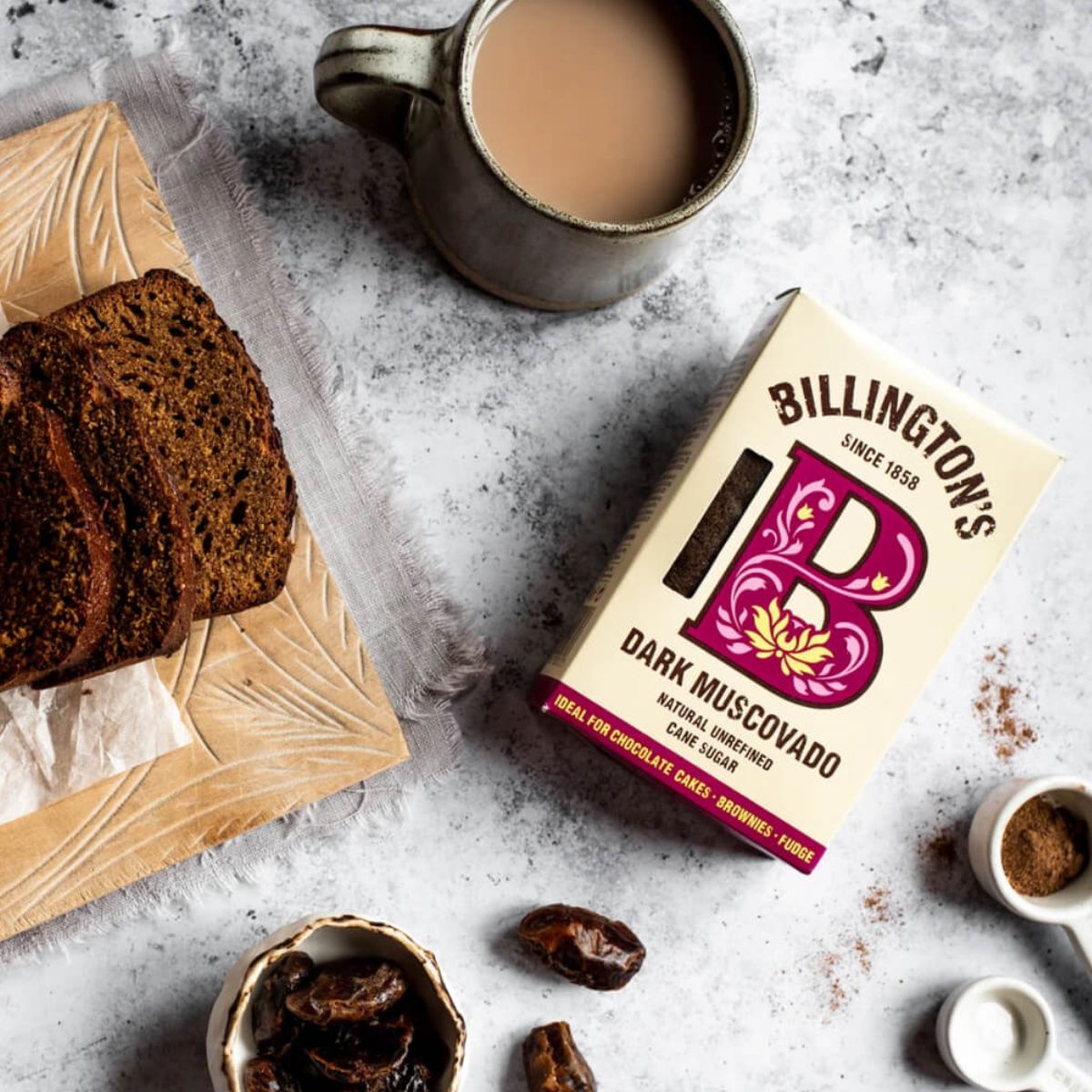 Καστανή Ζάχαρη Billingtons Dark Muscovado Natural Unrefined Cane Sugar