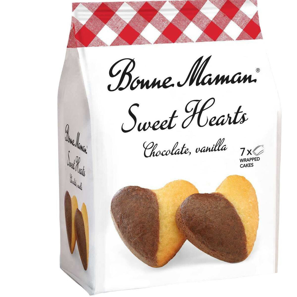 Κέικ Ατομικά Καρδιές Bonne Maman Sweet Hearts Chocolate Vanilla 175g