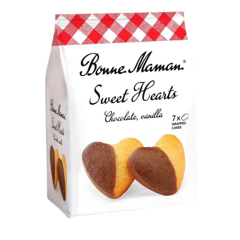 Κέικ Ατομικά Καρδιές Bonne Maman Sweet Hearts Chocolate Vanilla