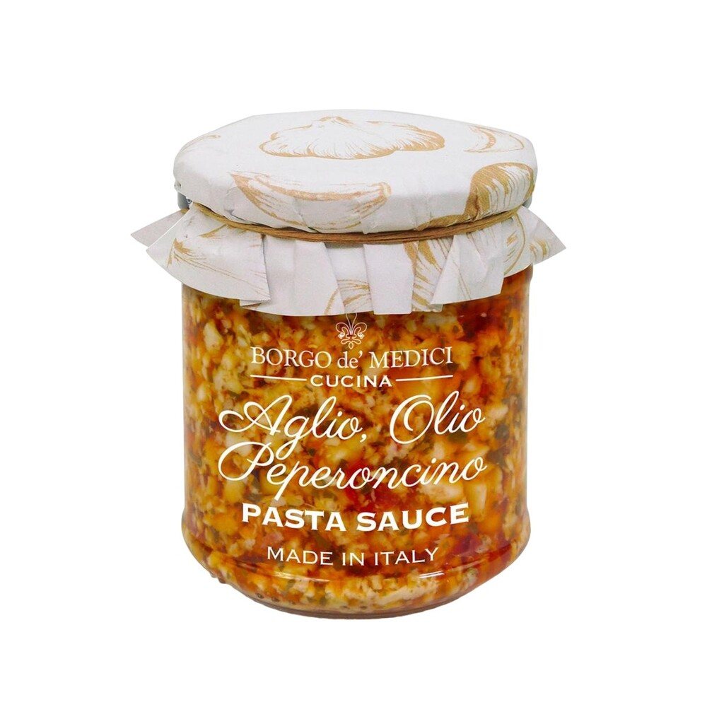 Σάλτσα Borgo de Medici Aglio Oglio Peperoncino Soffritto Pasta Sauce 190g