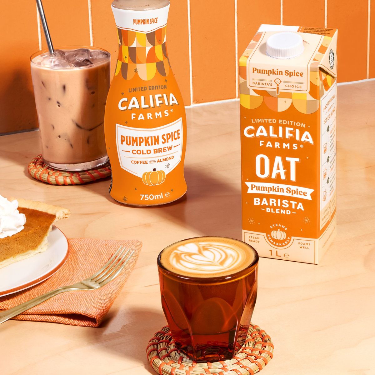 Ρόφημα Βρώμης με Πικάντικη Κολοκύθα Califia Farms Oat Pumpkin Spice Barista Blend