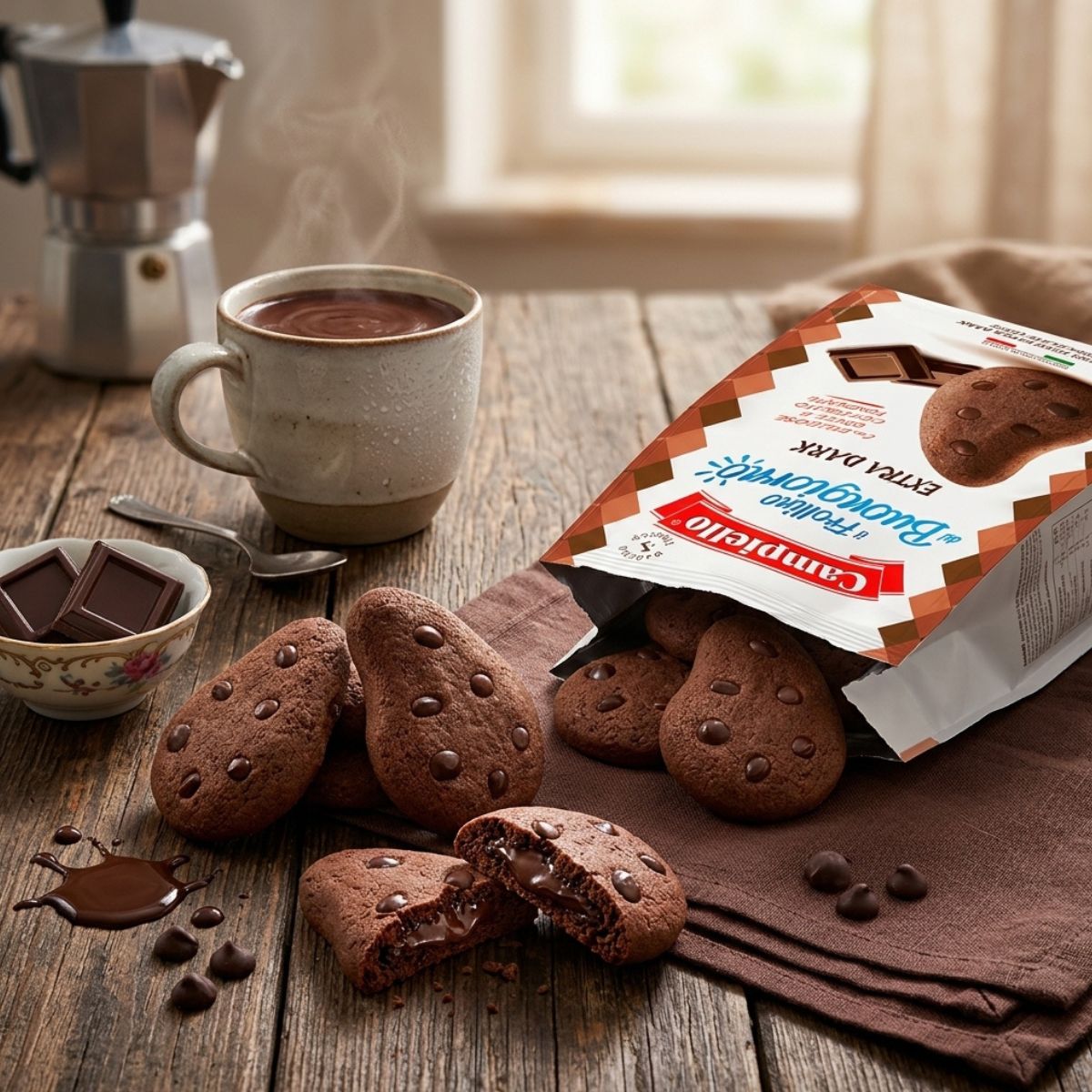 Μπισκότα Campiello Il Frollino del Buongiorno Extra Dark Cookies