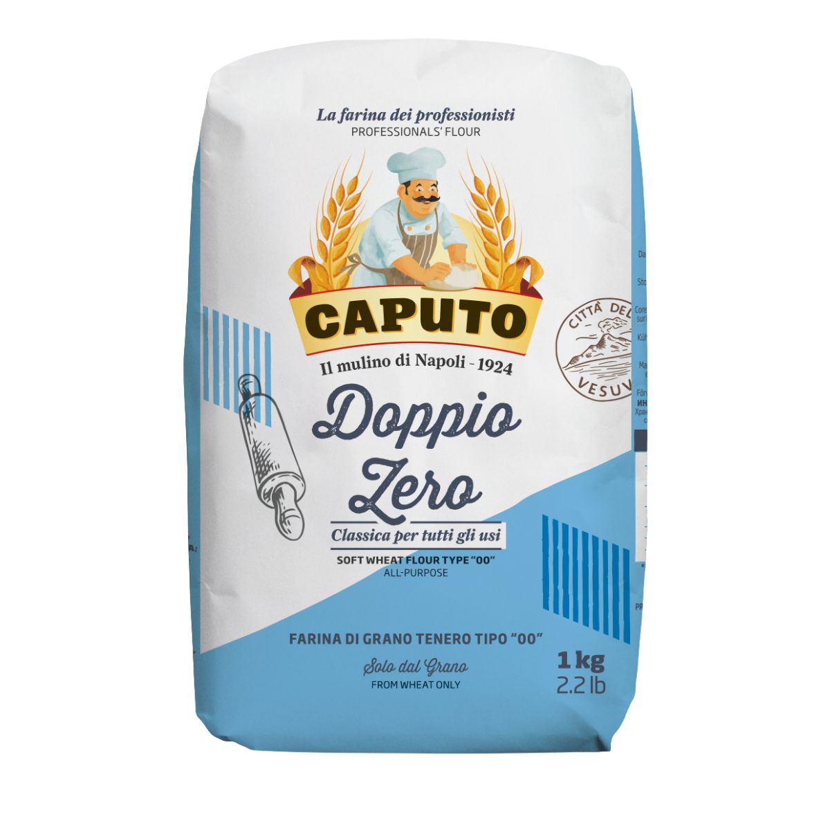 Αλεύρι για Όλες τις Χρήσεις Caputo Doppio Zero All Purpose Soft Wheat Flour 1kg