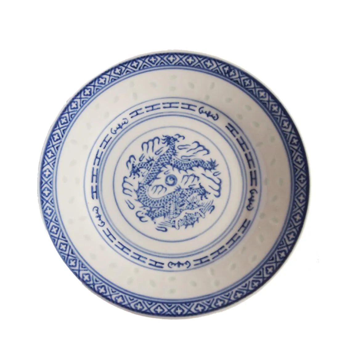 Πορσελάνινο Πιατάκι Cardinal Meat Plate White Blue Patterns 15cm