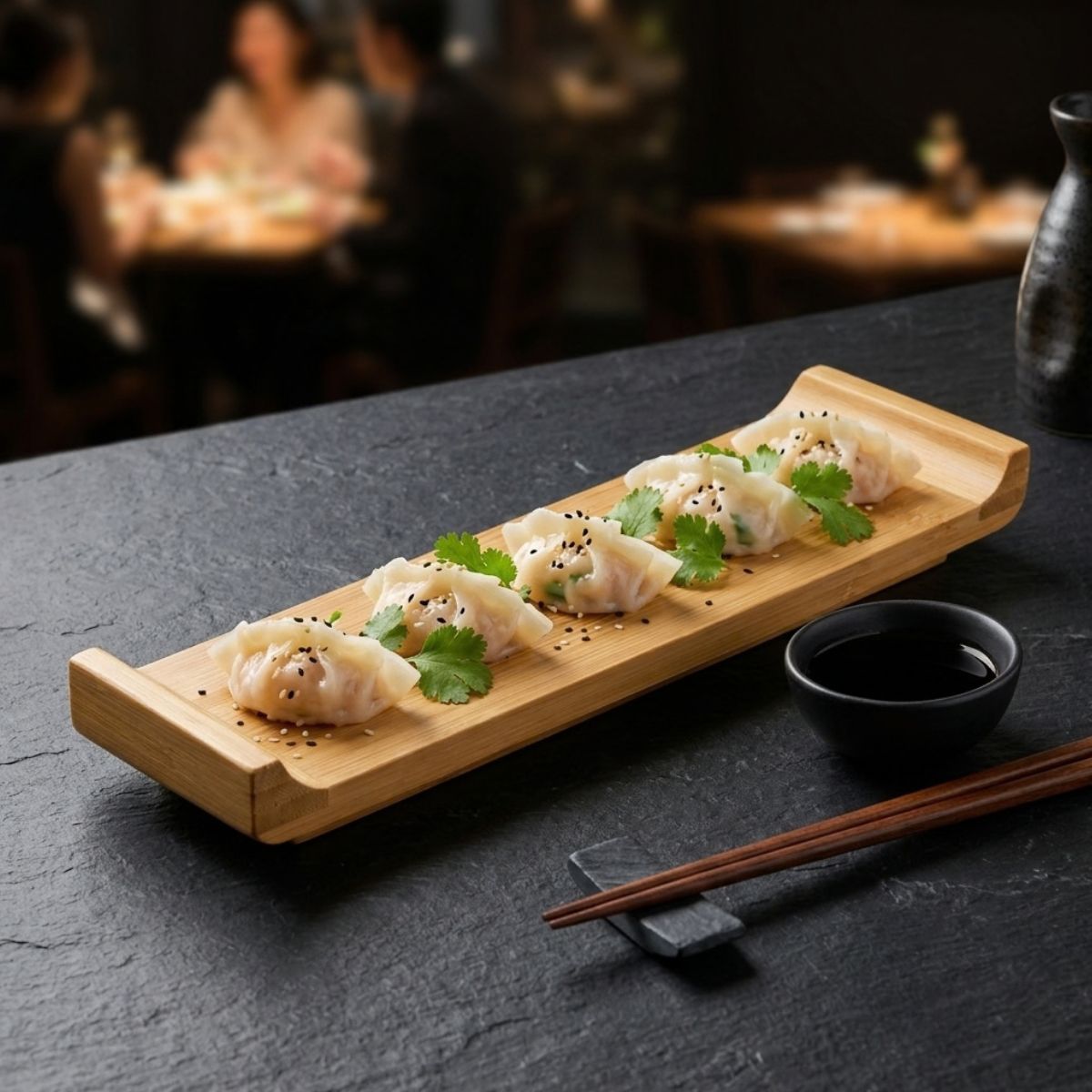 Πιάτο για Σούσι απο Μπαμπού Cardinal Sushi Plate Carbonated Bamboo