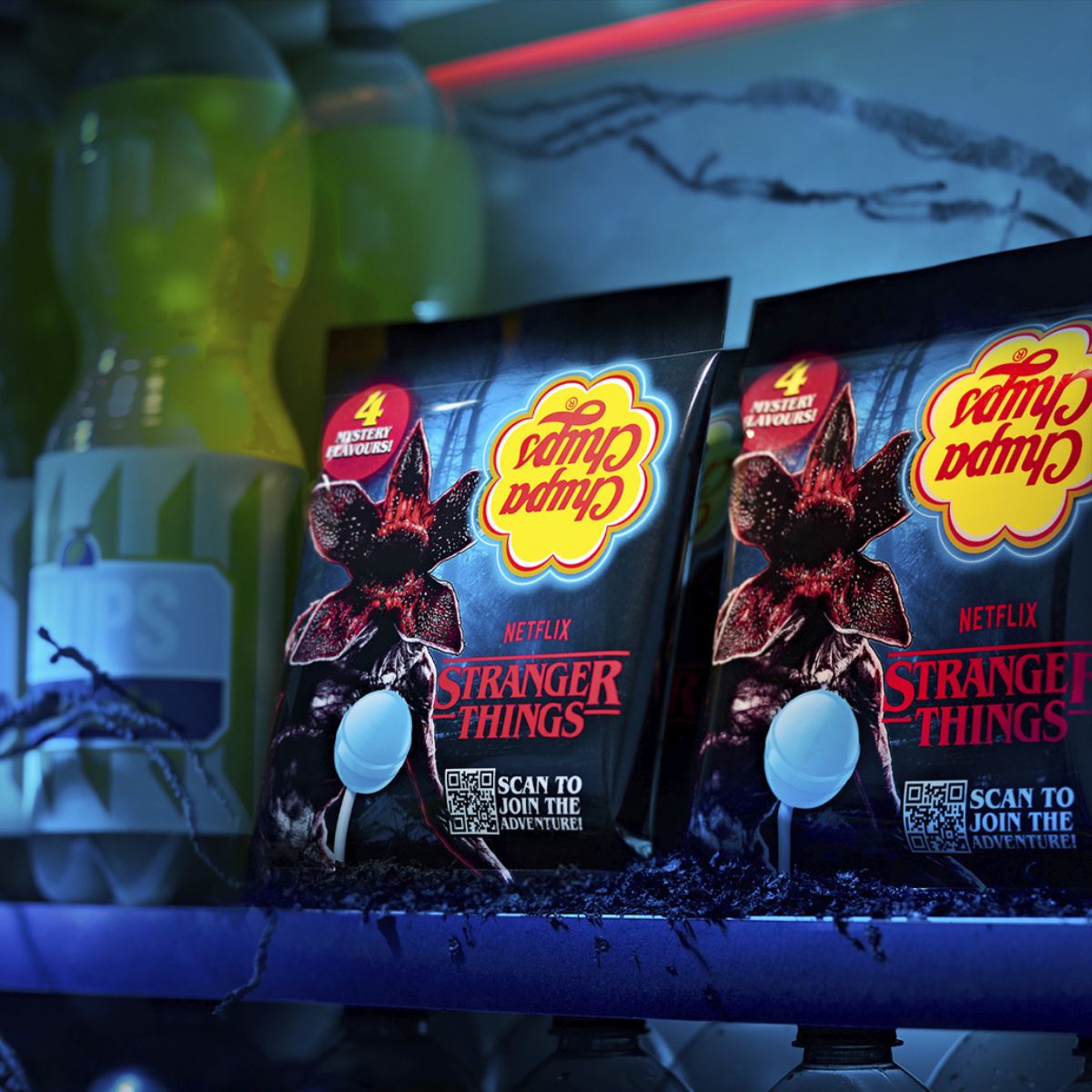 Γλειφιτζούρια Chupa Chups Stranger Things Upside Down Limited Edition