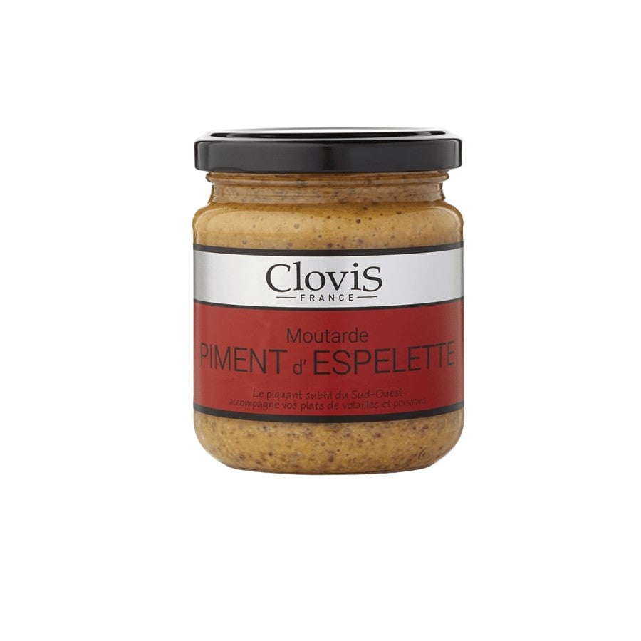 Μουστάρδα Clovis Moutarde Piment Espelette 200g