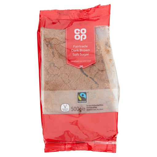 Ζάχαρη Μαύρη Co-op Fairtrade Dark Brown Soft Cane Sugar 500g