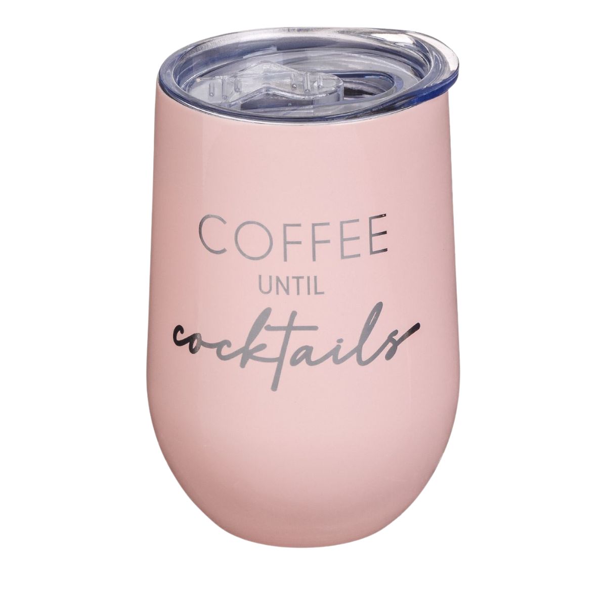 Ποτήρι Θερμός Coffee Until Cocktails Ροζ