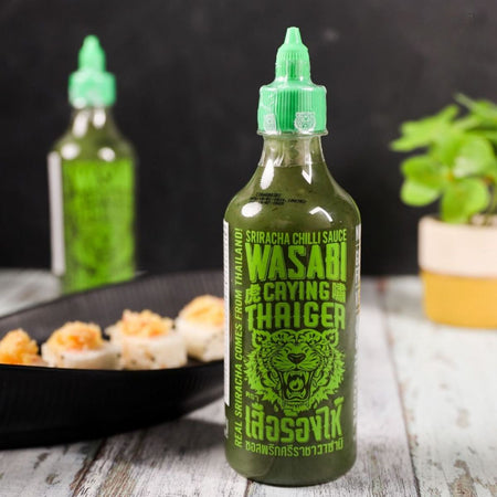 Σάλτσα Σριράτσα Τσίλι Wasabi Crying Thaiger Sriracha Chilli Wasabi Sauce Vegan Gluten Free