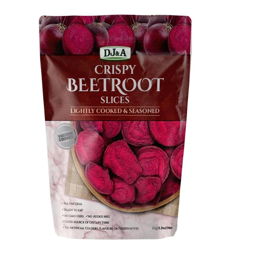 Σνακ Πατζαριού DJ&A Crispy Beetroot Slices 35g