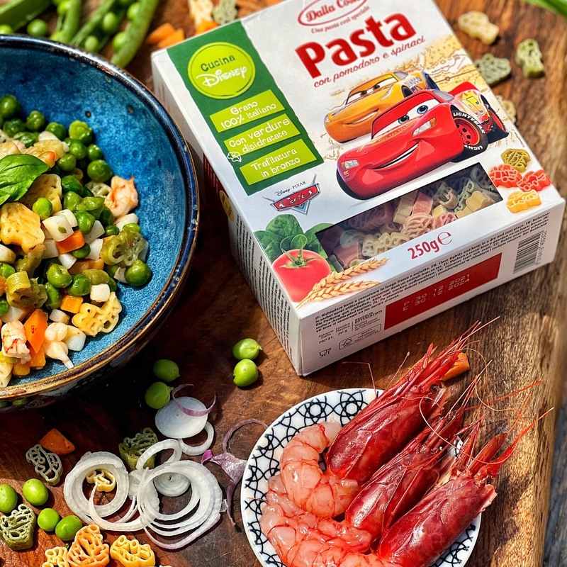 Παιδικά Ζυμαρικά Dalla Costa Disney Kitchen Pasta Cars