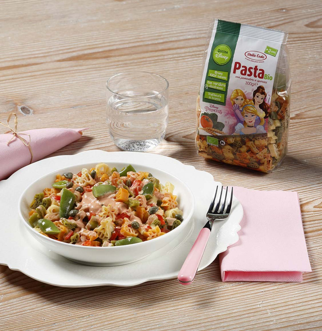 Παιδικά Ζυμαρικά Βιολογικά Dalla Costa Disney Kitchen Pasta Bio Princess 300g