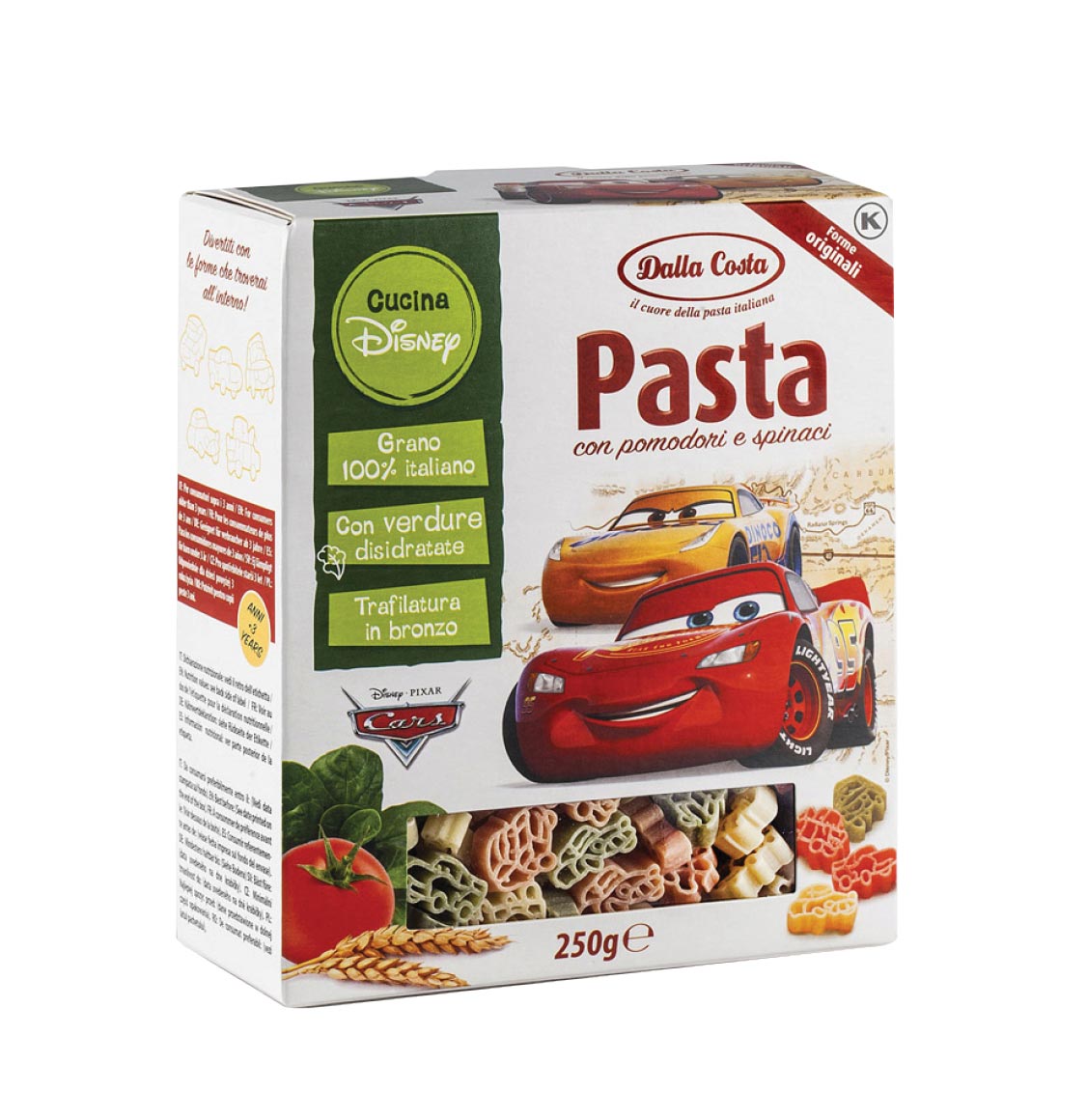 Παιδικά Ζυμαρικά Dalla Costa Disney Kitchen Pasta Cars