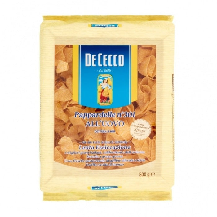 Ζυμαρικά Αυγού De Cecco No 301 Pappardelle All Uovo 500g