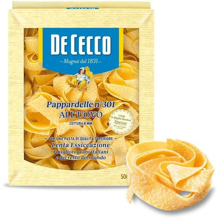 Ζυμαρικά Αυγού De Cecco No 301 Pappardelle All Uovo 500g